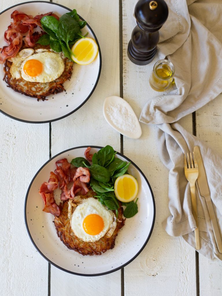 Bacon & Fried Eggs with Potato Rosti - The MacPherson Diaries