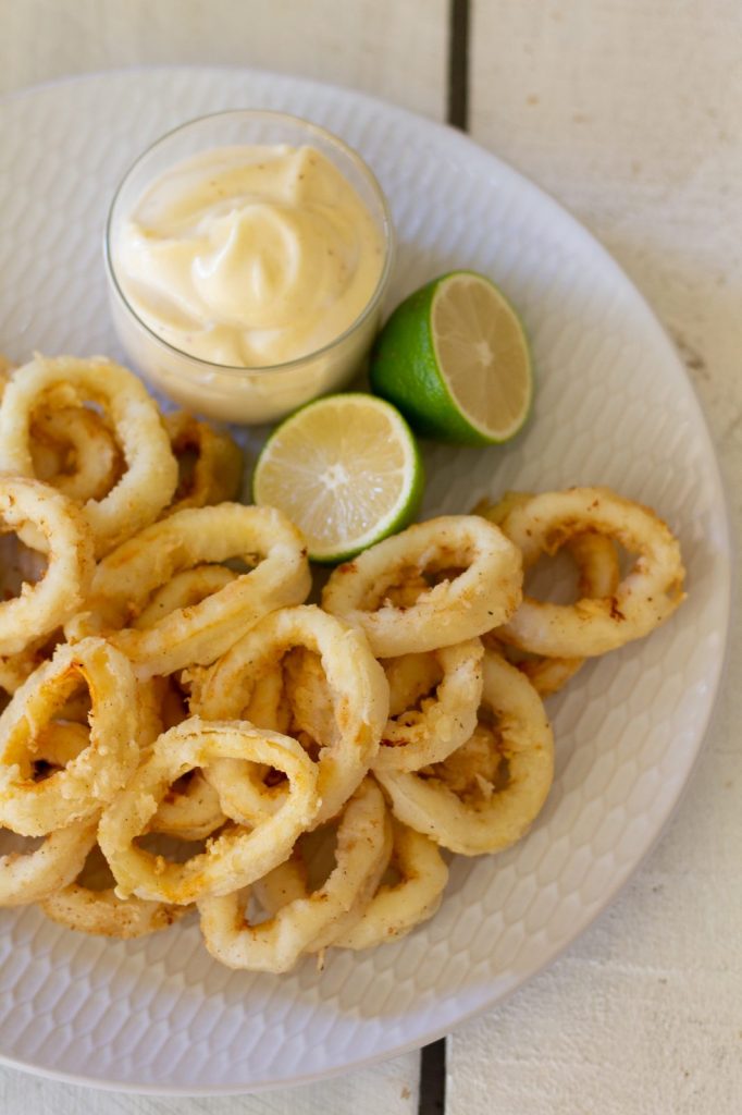 Salt & Pepper Calamari with Lime Mayo - The MacPherson Diaries